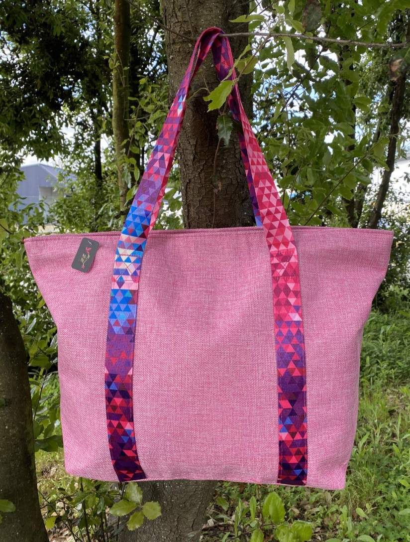 VdS - NathDanae -Sac de PlageRose sur Brande d'arbre